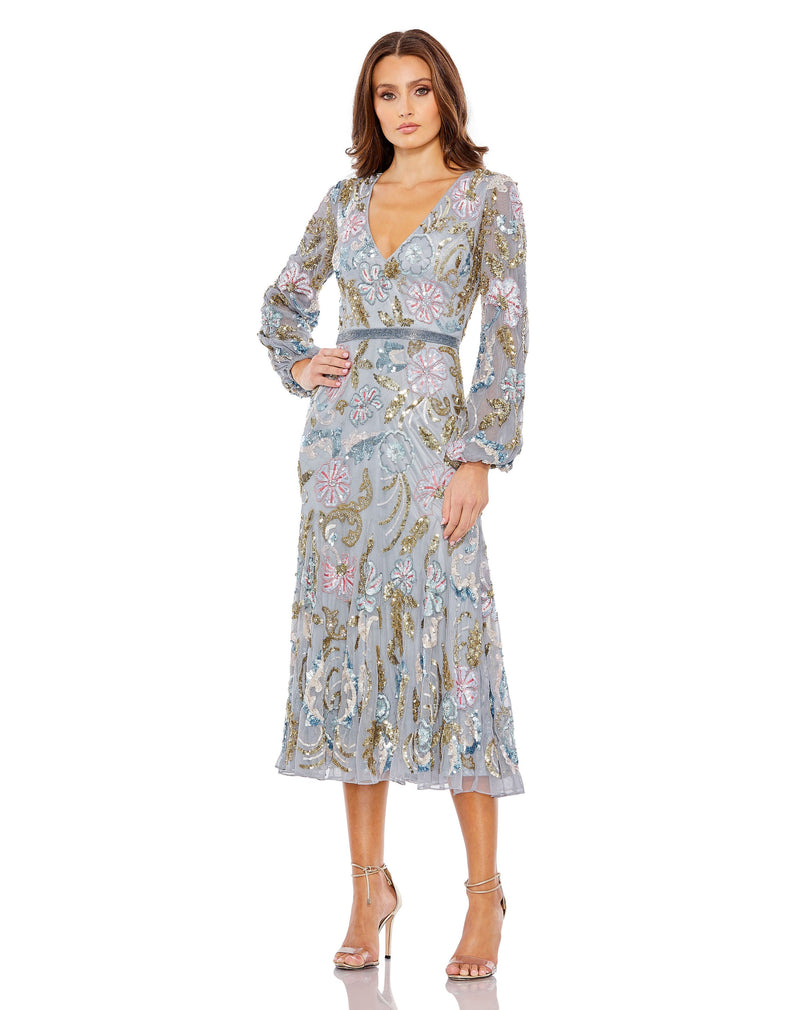 Mac Duggal 5423-PlatinumMulti-AB