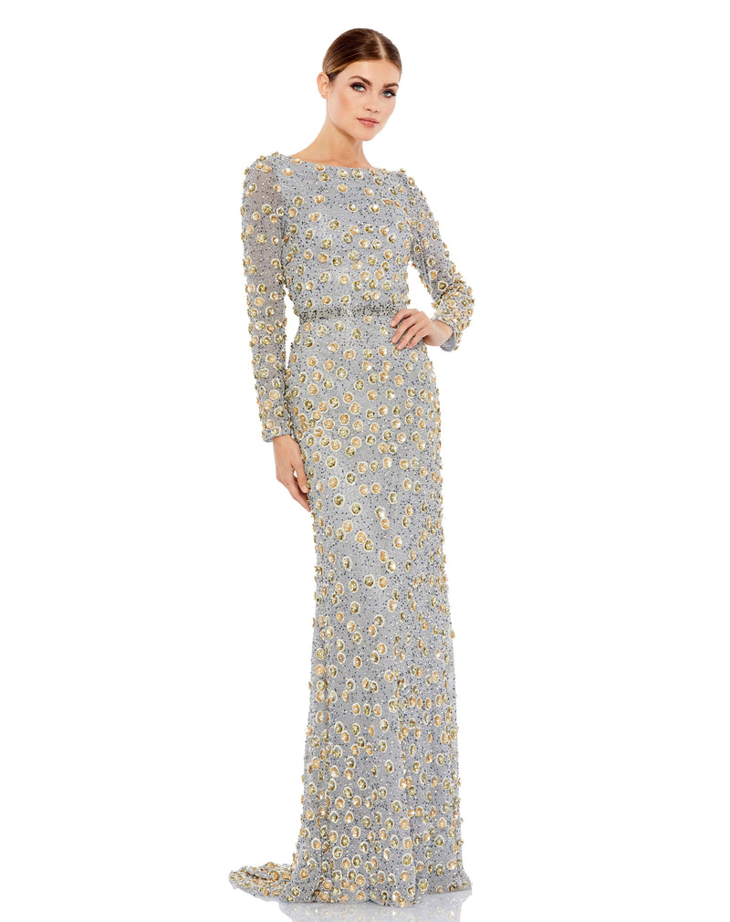 Mac Duggal 5437-PlatinumGold-AB