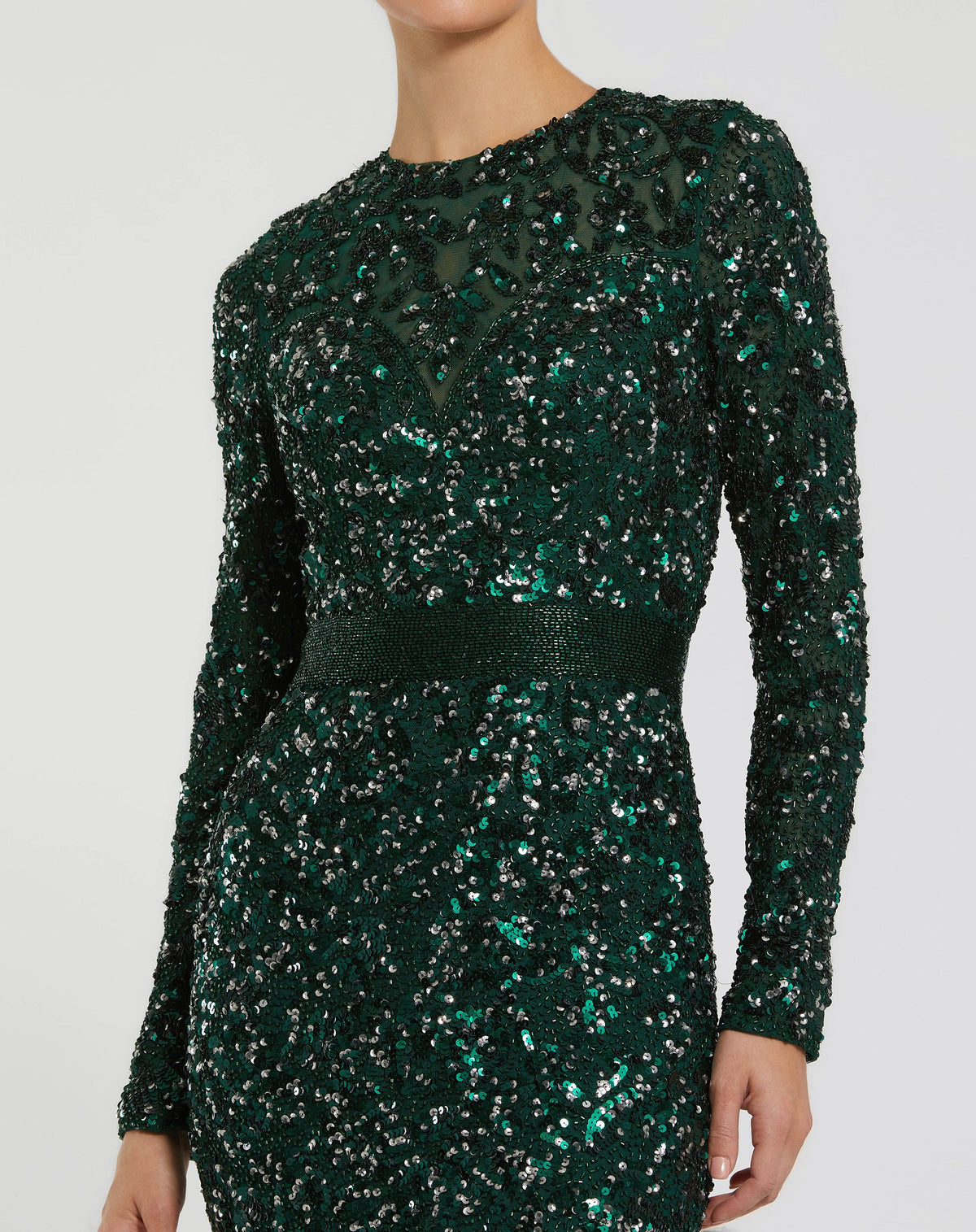 Mac Duggal 5453-ForestGreen-CL