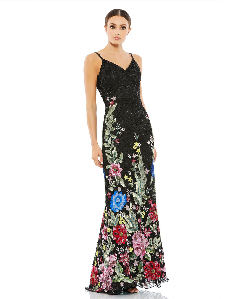Mac Duggal 5475-BlackMulti-AB