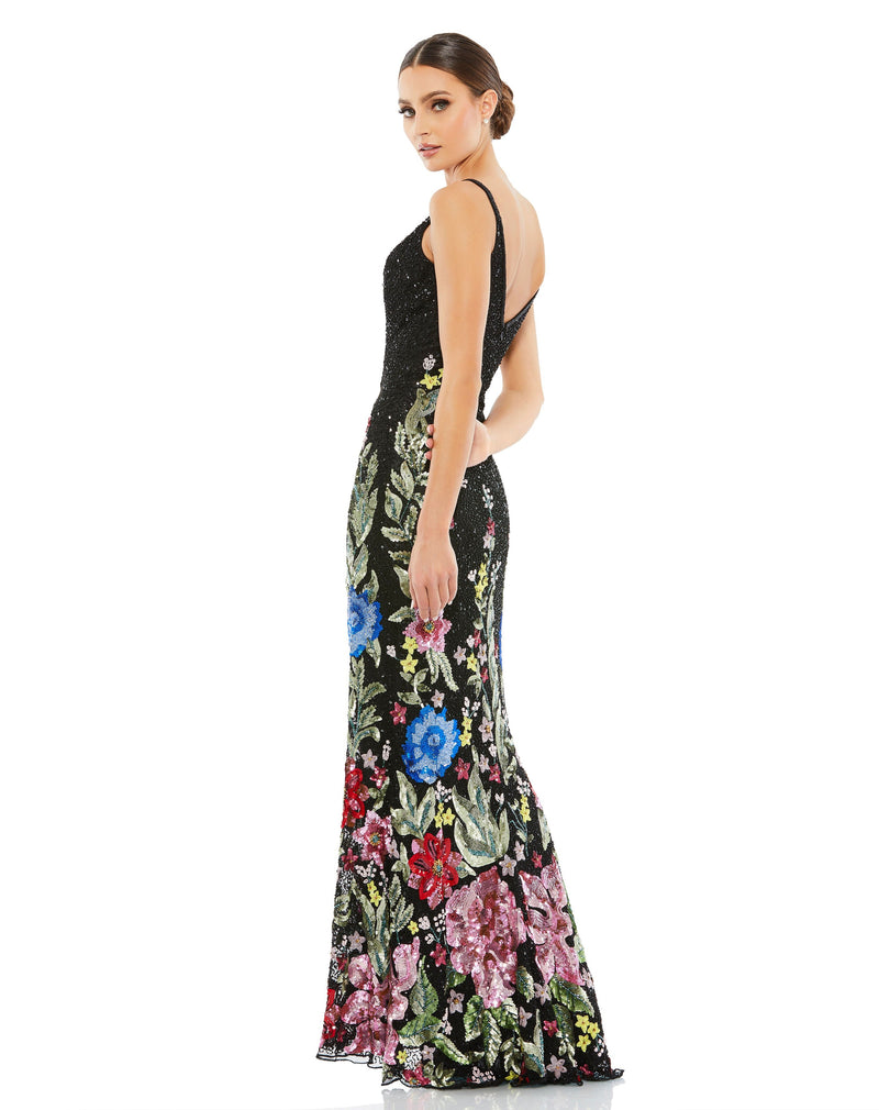 Mac Duggal 5475-BlackMulti-BK