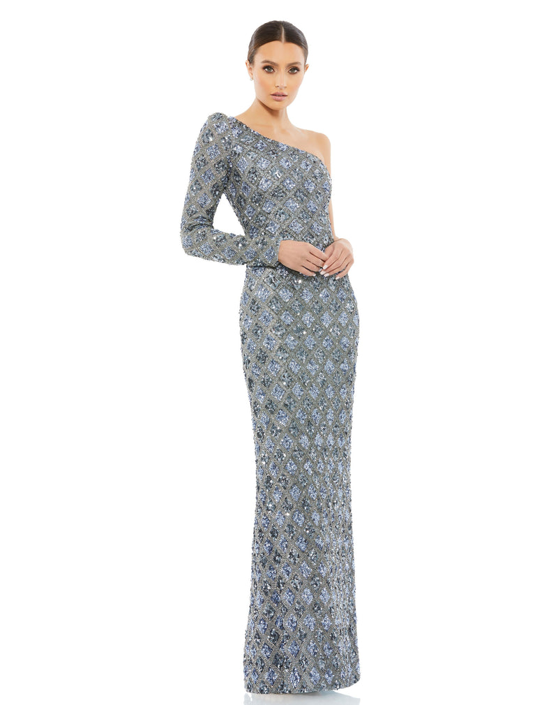 Mac Duggal 5479-SlateGrey-AB