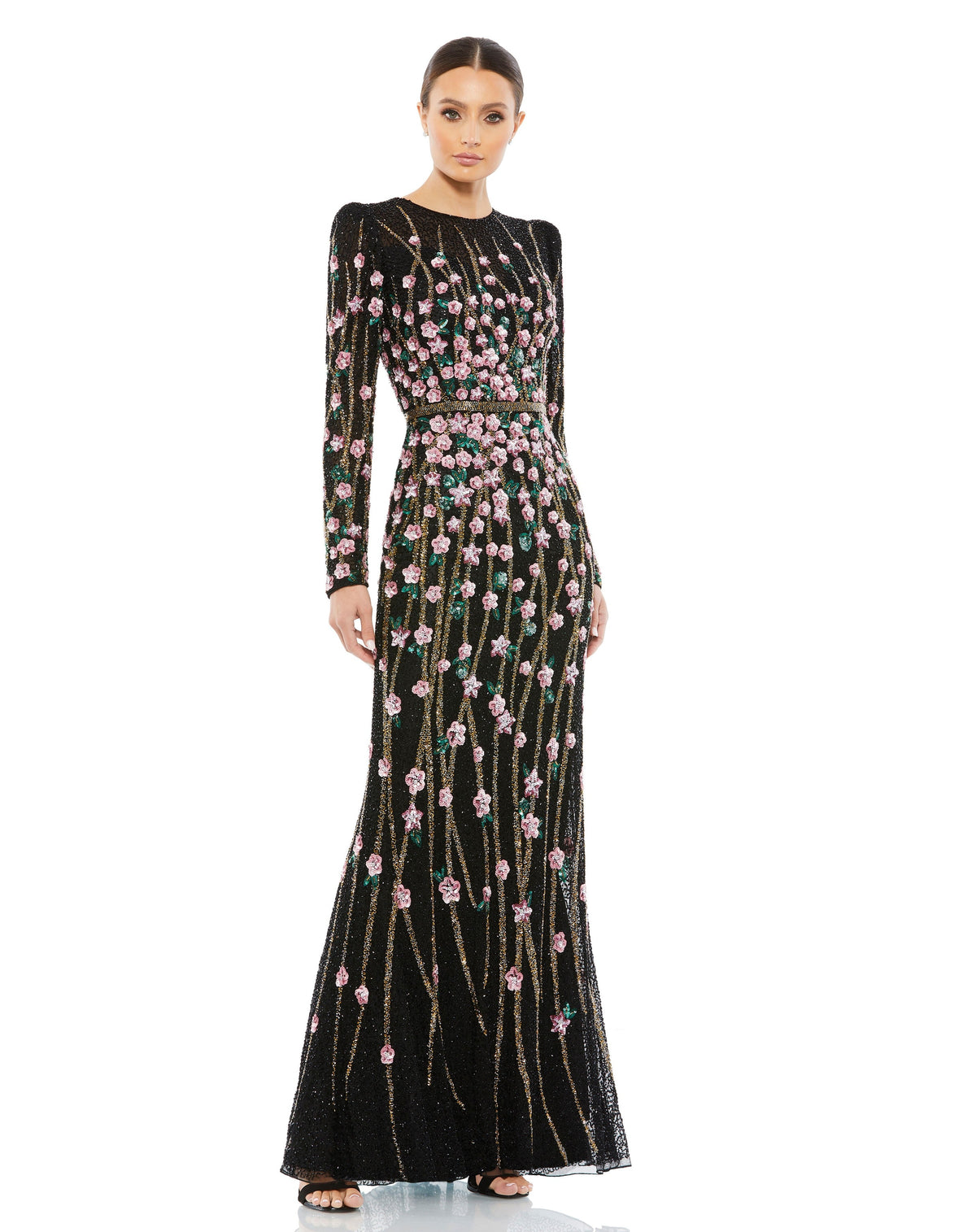 Mac Duggal 5492-BlackMulti-AB