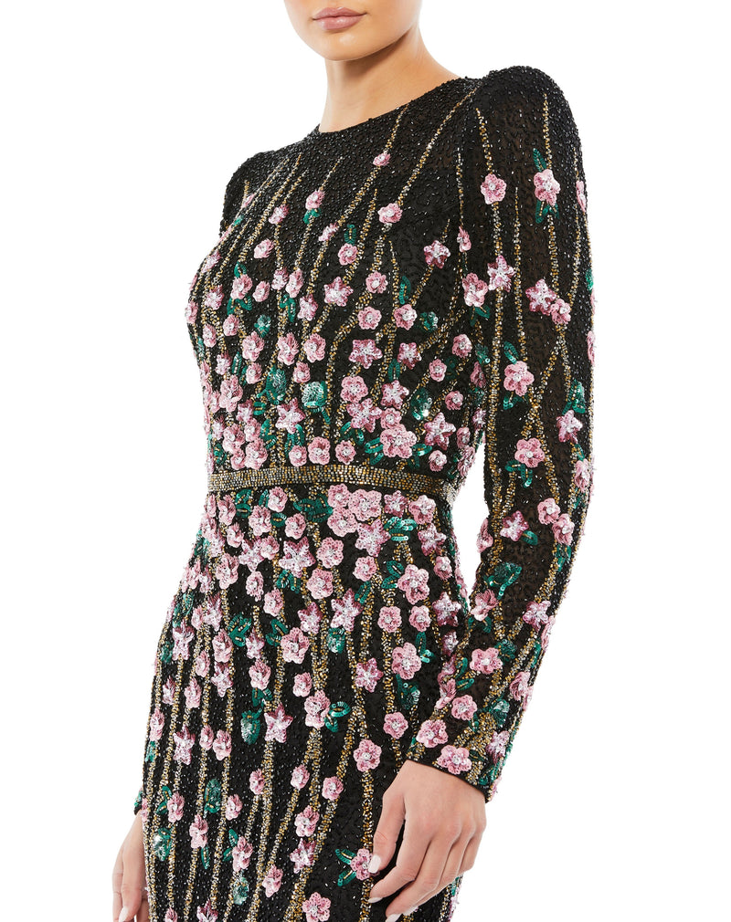 Mac Duggal 5492-BlackMulti-CL