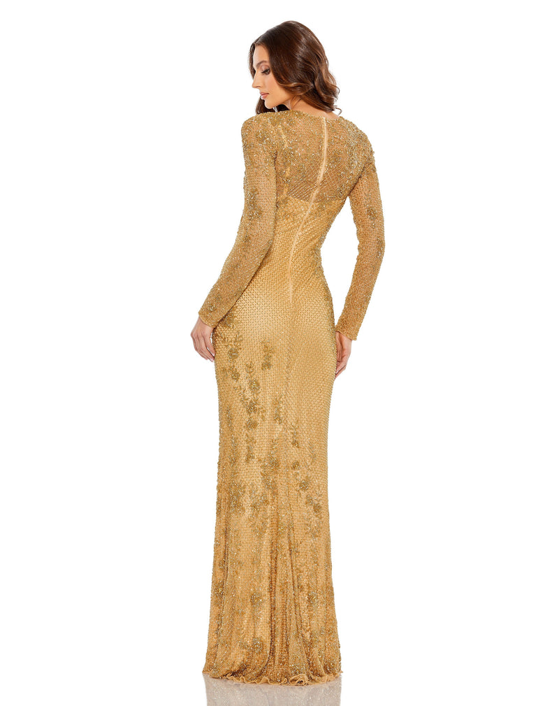 Mac Duggal 5504-Gold-BK