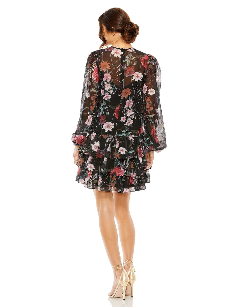 Mac Duggal 55075-BlackMulti-BK
