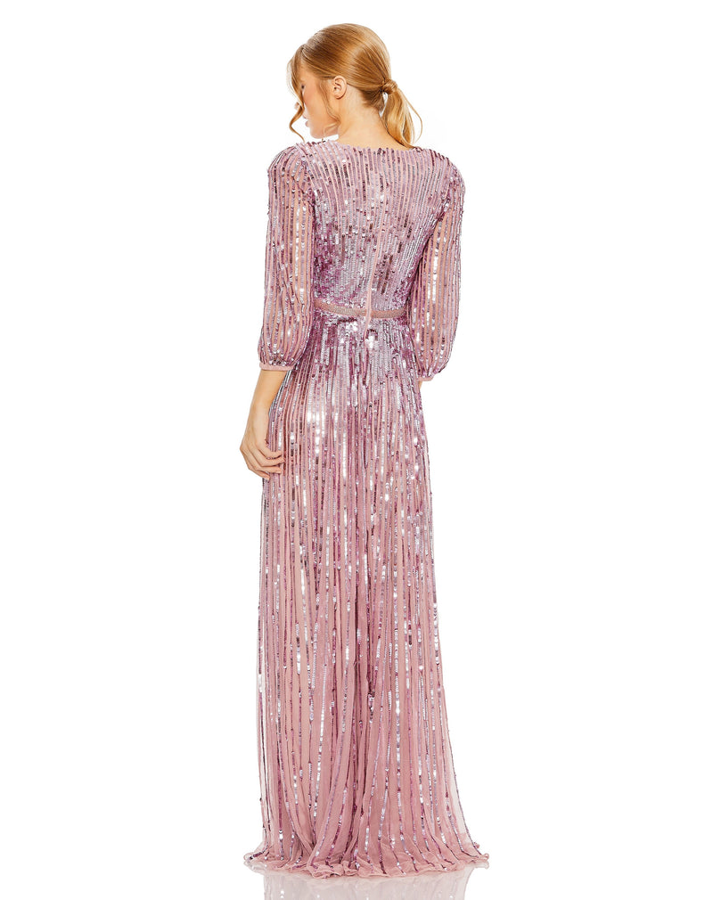 Mac Duggal 5509-Mauve-BK