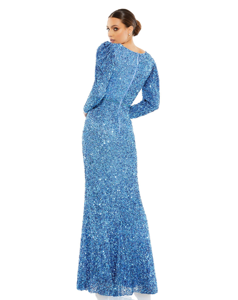 Mac Duggal 5510-FrenchBlue-BK