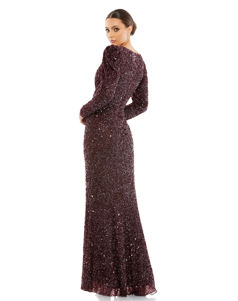 Mac Duggal 5510-Mahogany-BK