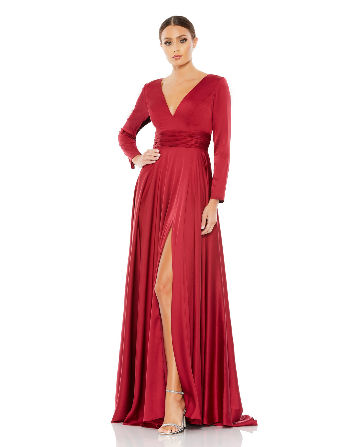 Mac Duggal 55245-Wine-AB