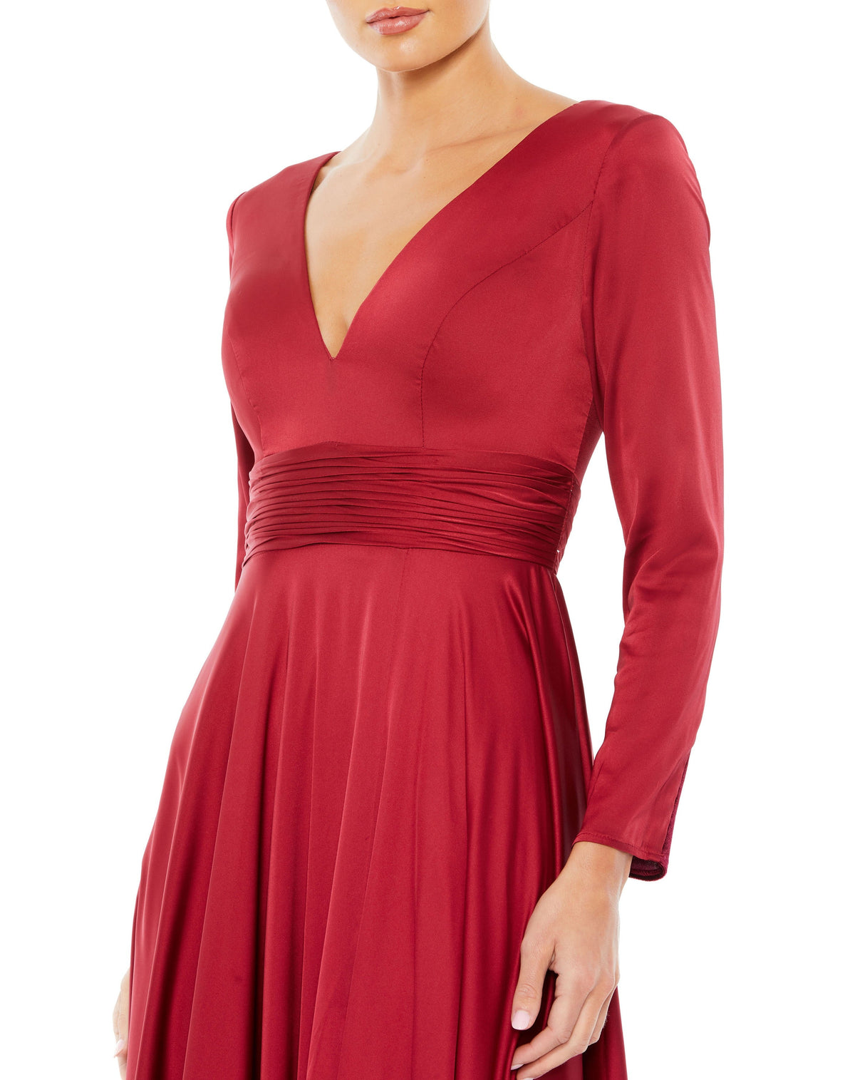 Mac Duggal 55245-Wine-CL