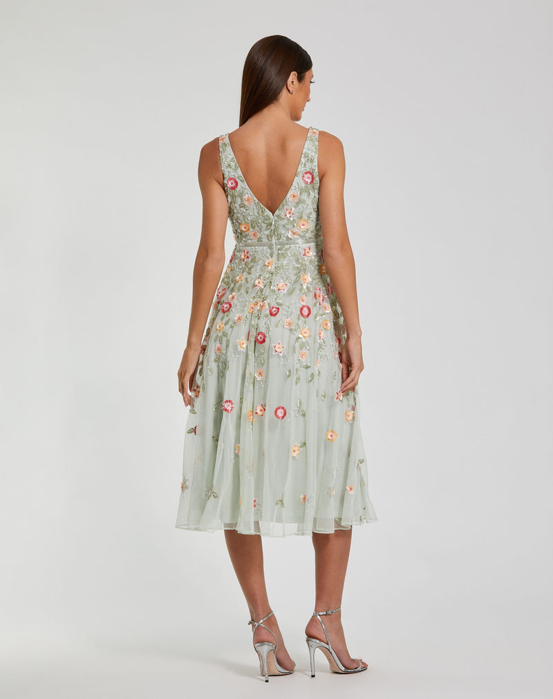 Mac Duggal 5527-SageMulti-BK