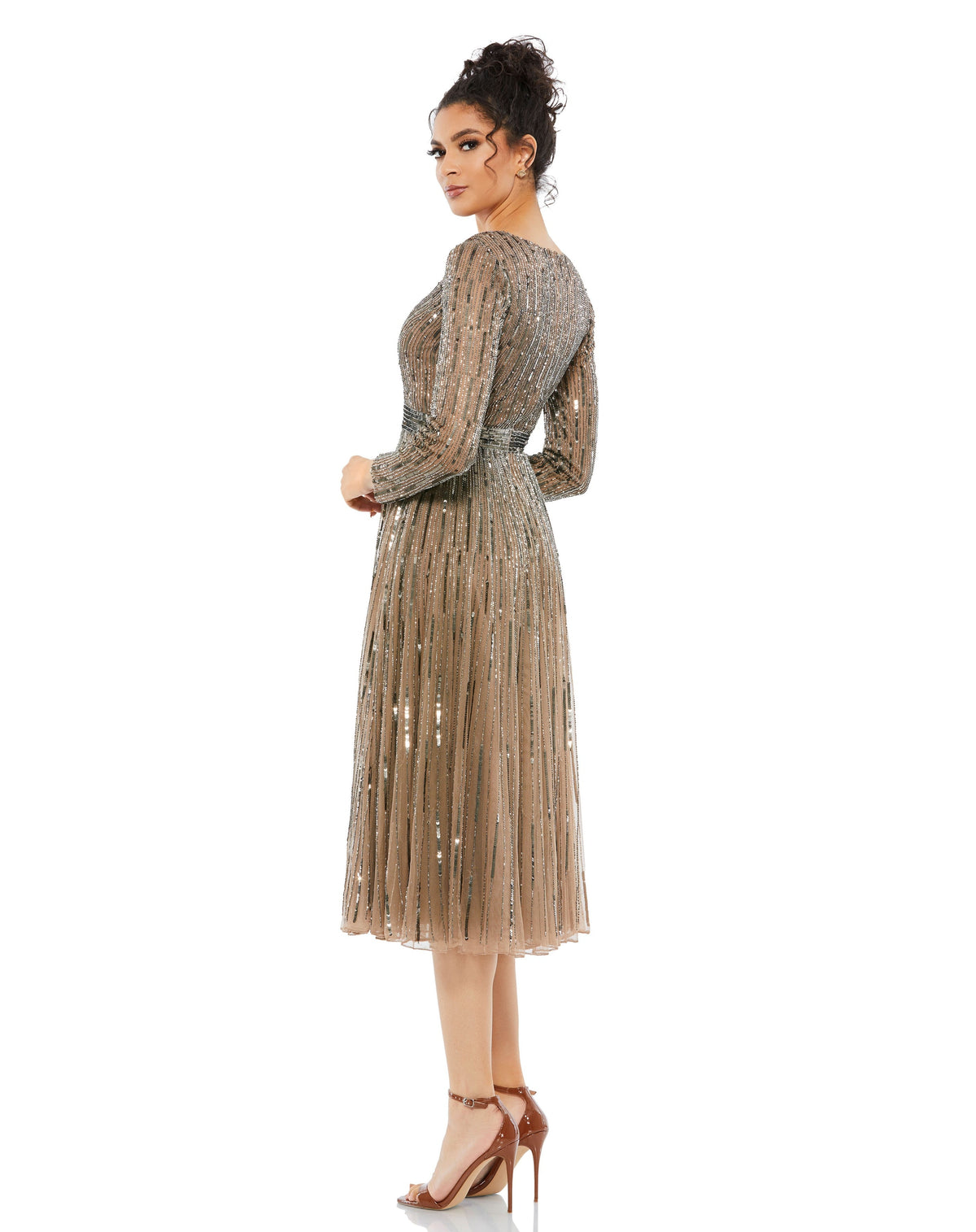 Mac Duggal 5528-DarkTaupe-BK