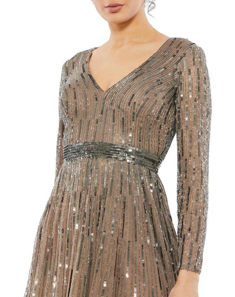 Mac Duggal 5528-DarkTaupe-CL