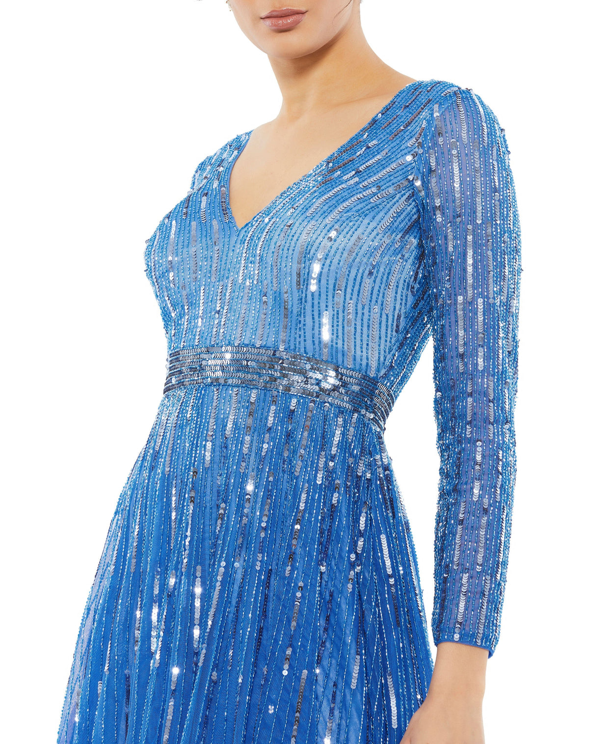 Mac Duggal 5528-Denim-CL