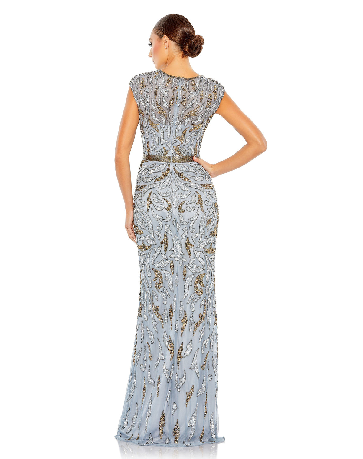 Mac Duggal 5532-PlatinumGold-BK