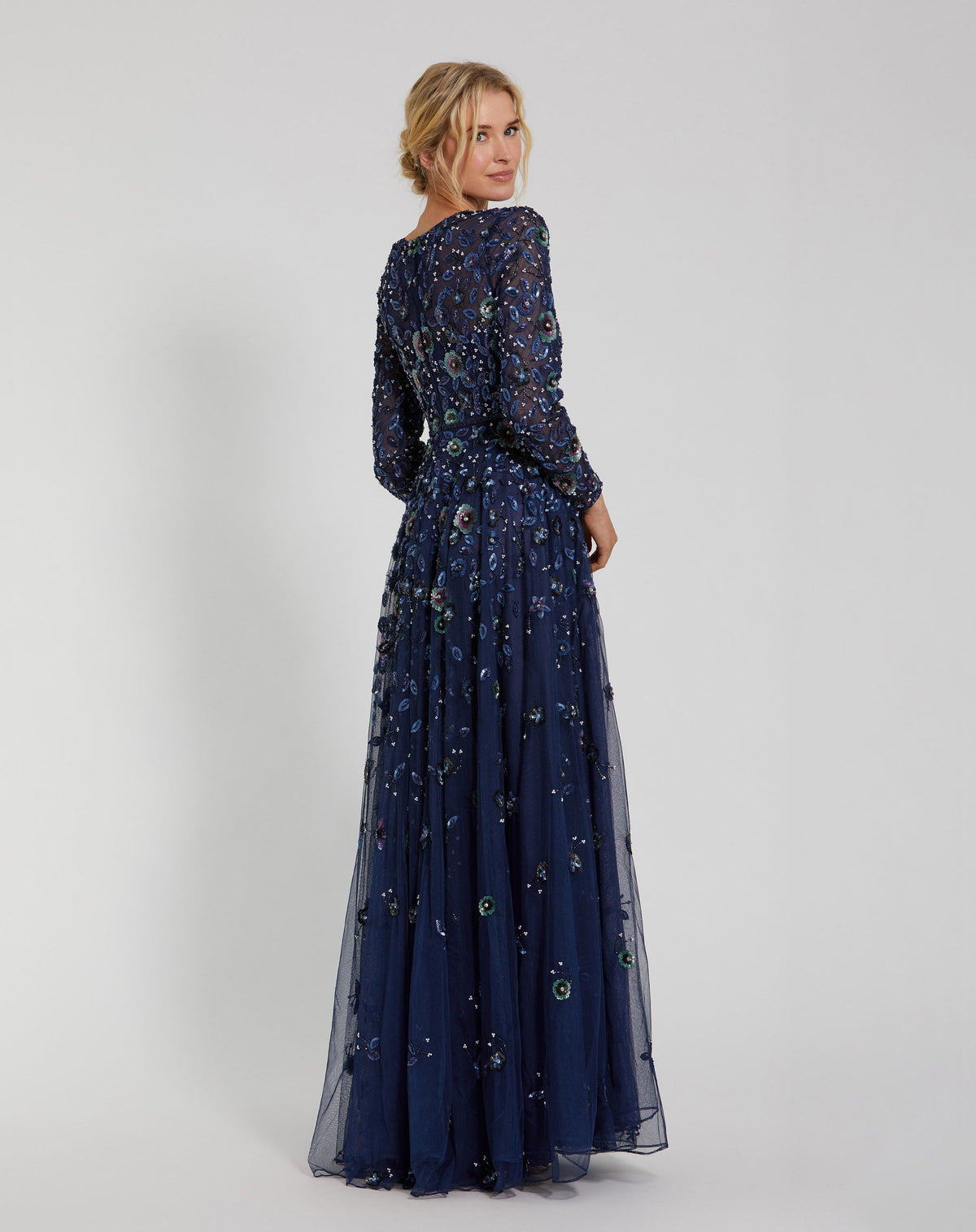 Mac Duggal 5533-Navy-BK