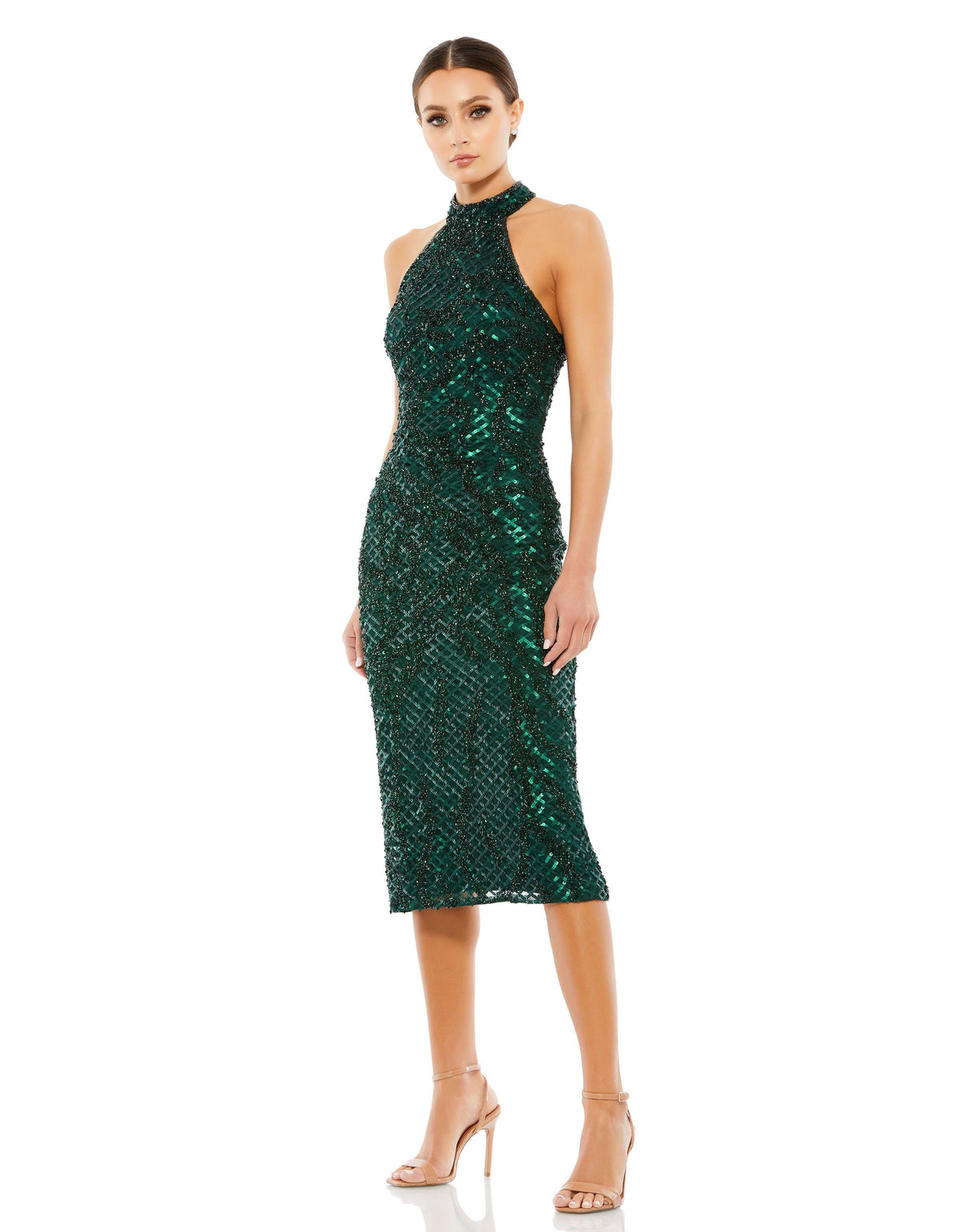 Mac Duggal 5535-BottleGreen-AB