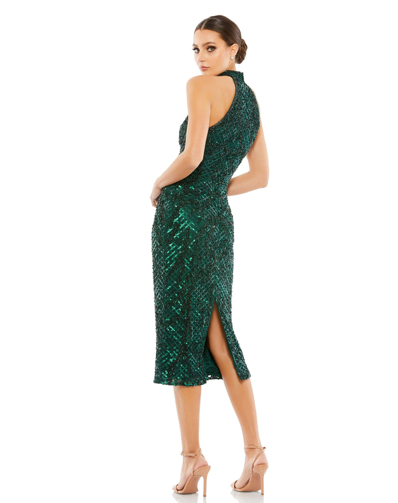 Mac Duggal 5535-BottleGreen-BK