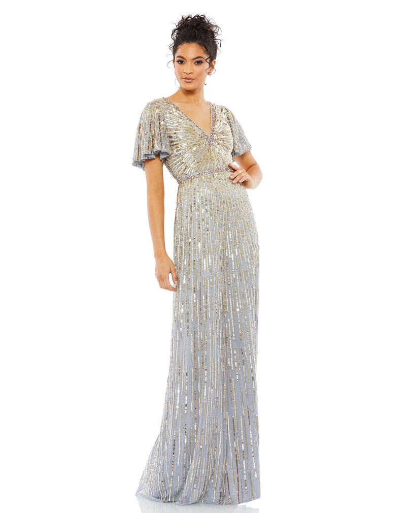 Mac Duggal 5538-Platinum-AB