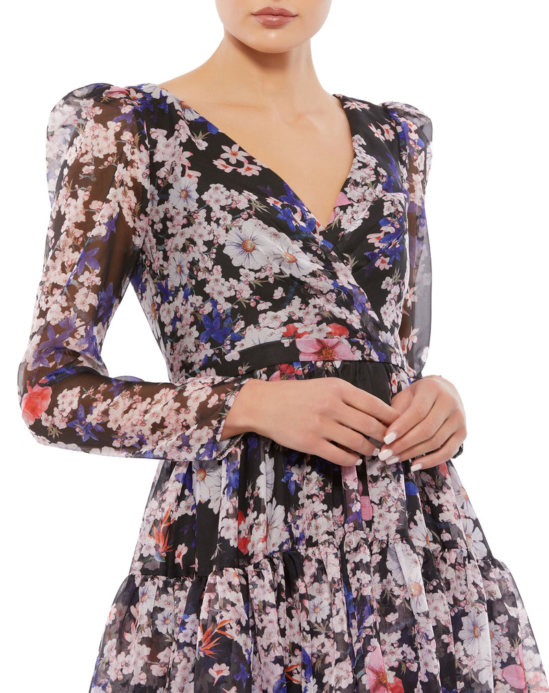 Mac Duggal 55423-BlackMulti-CL