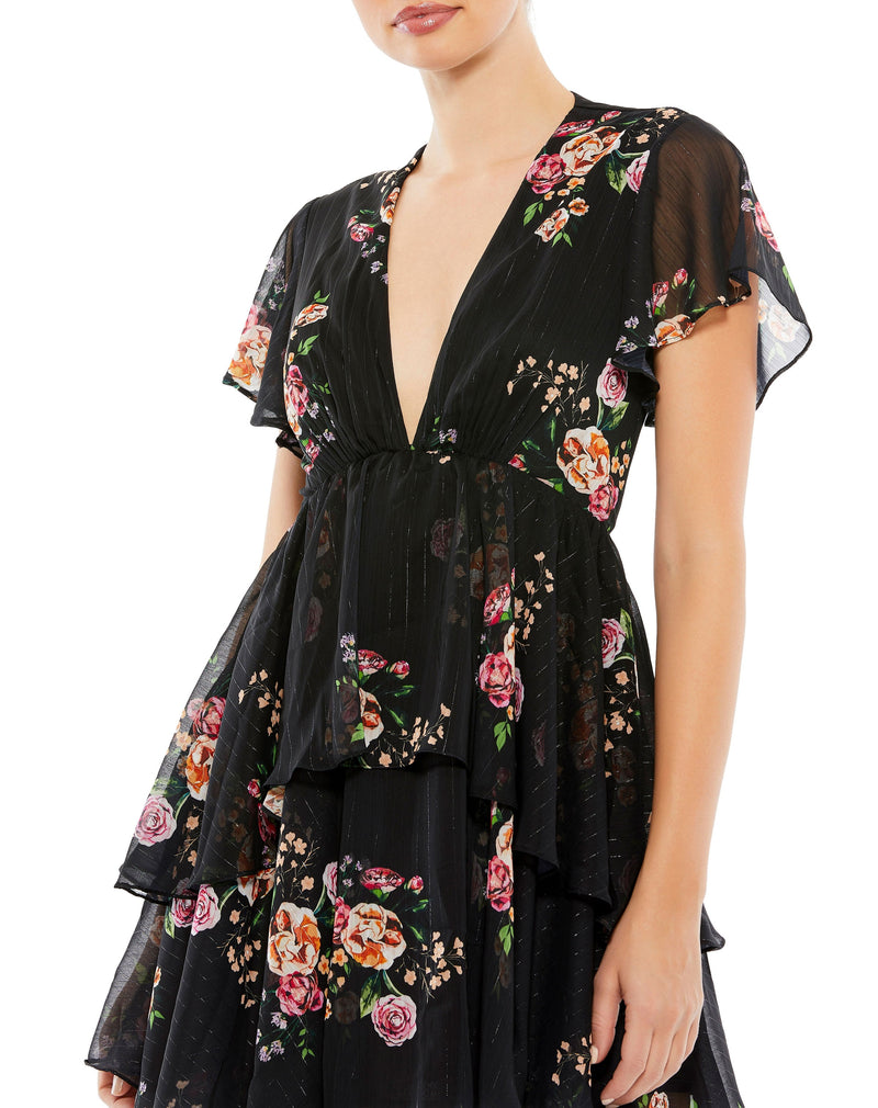 Mac Duggal 55673-BlackMulti-CL