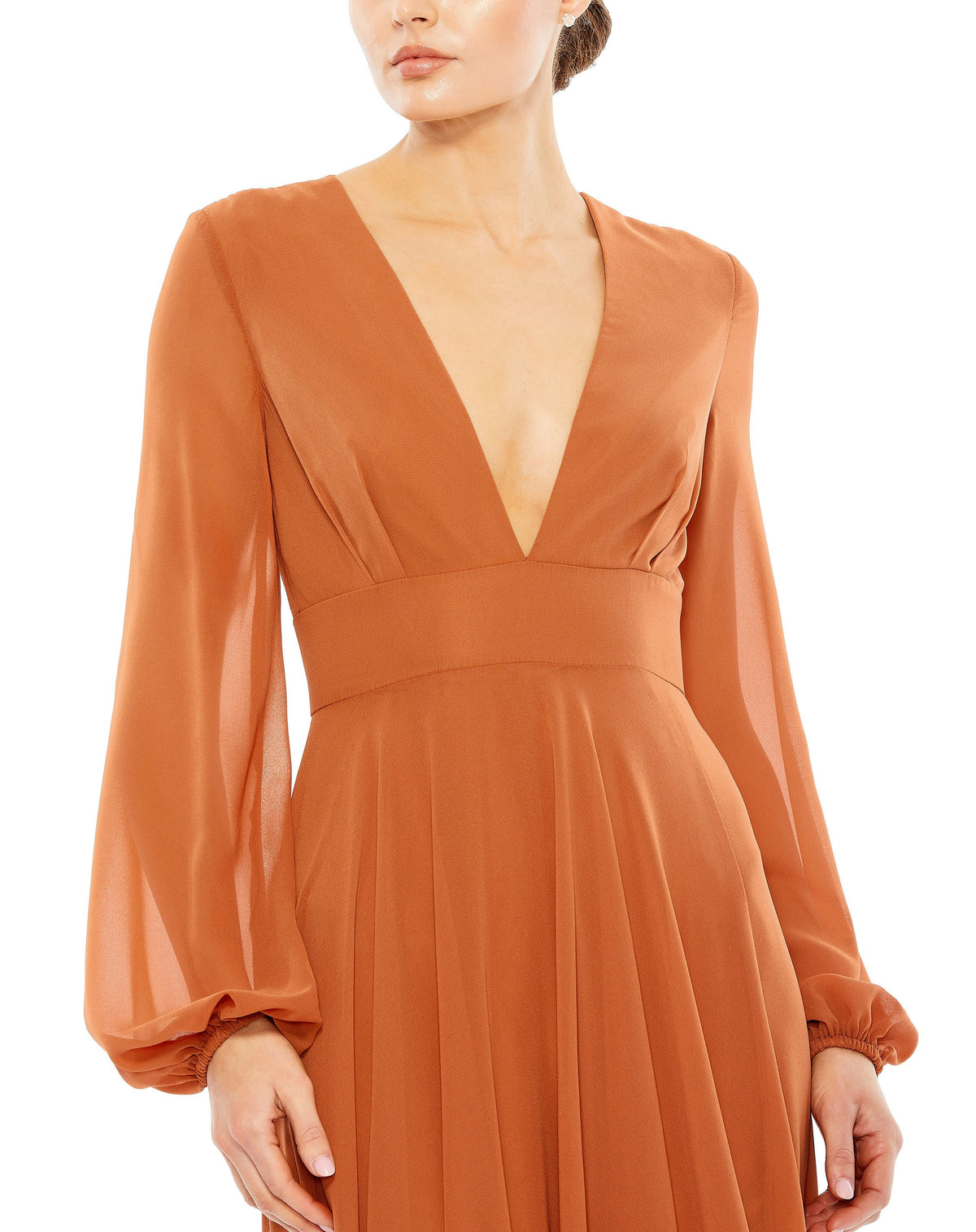 Mac Duggal 55682-TerraCotta-CL