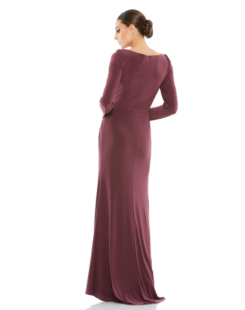 Mac Duggal 55695-Mauve-BK