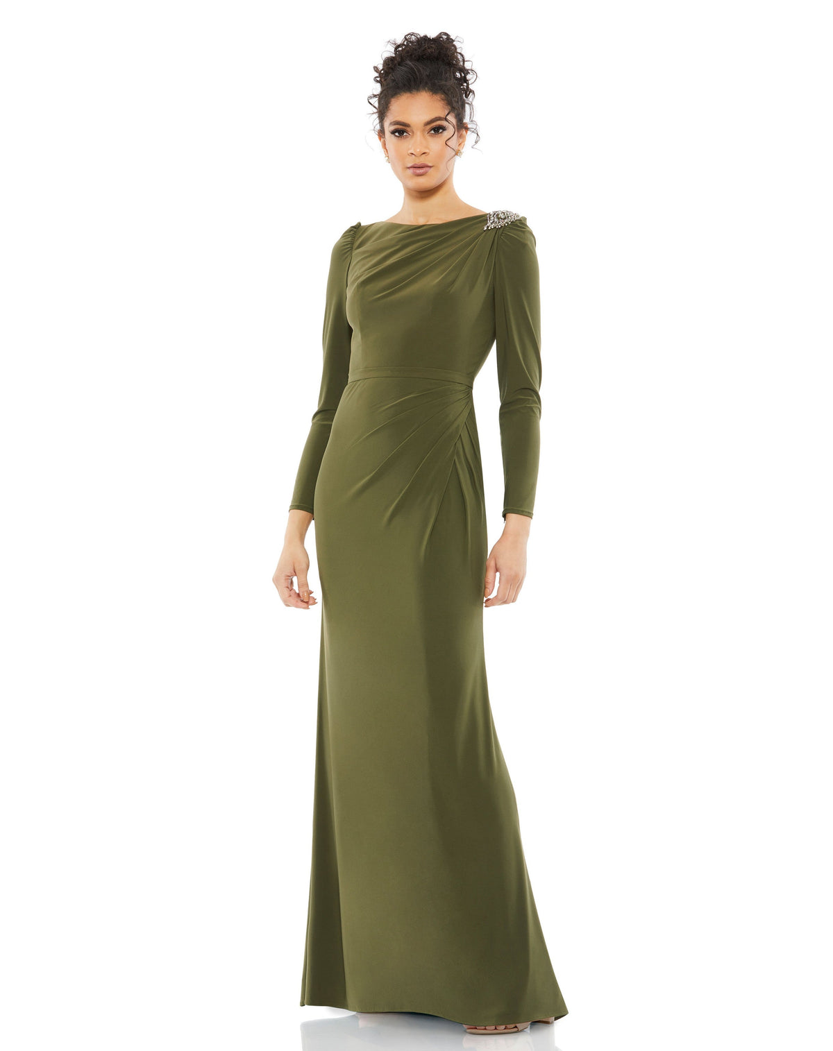 Mac Duggal 55695-Olive-AB