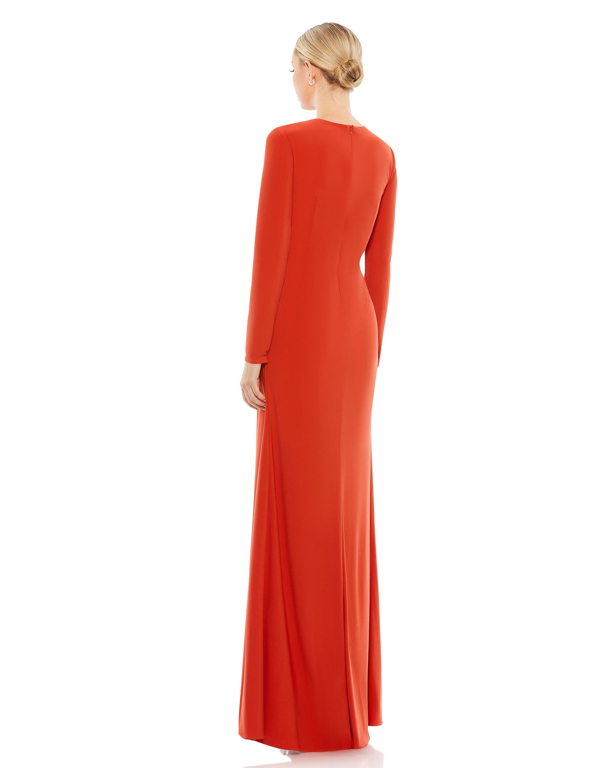Mac Duggal 55708-BrickRed-BK