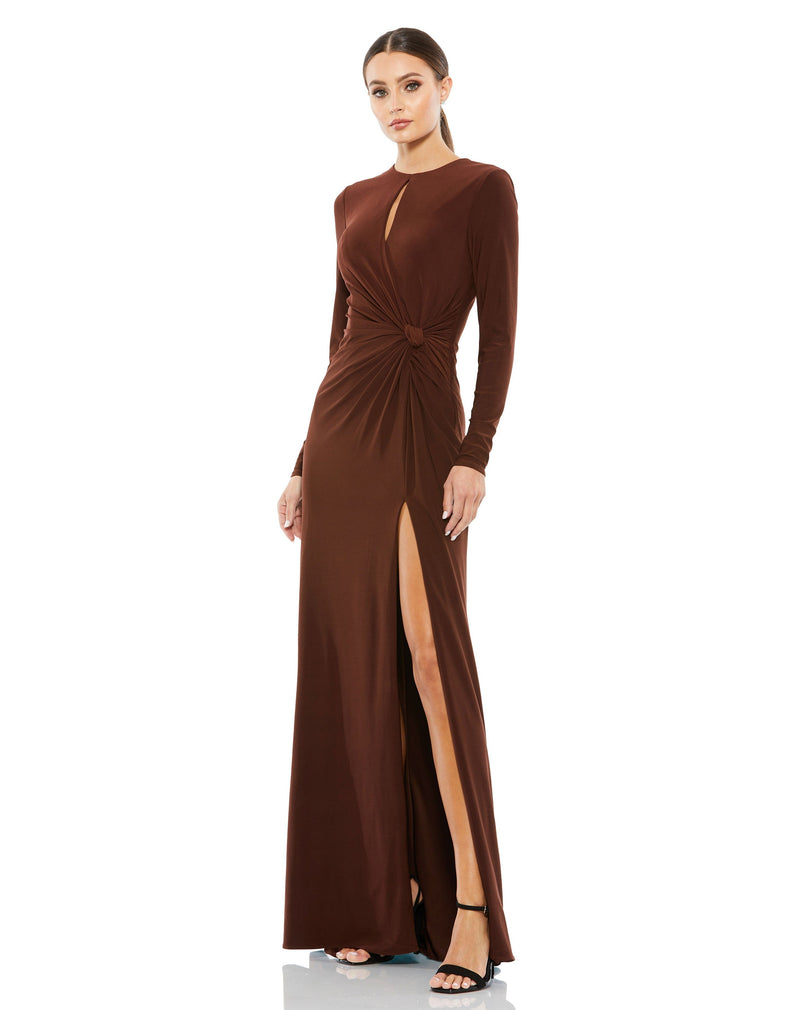 Mac Duggal 55708-Chocolate-AB