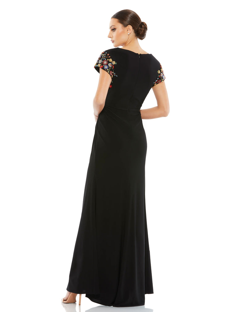 Mac Duggal 55709-BlackMulti-BK