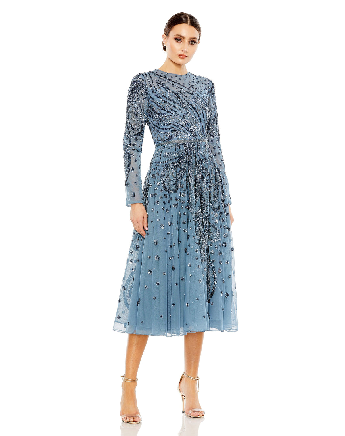 Mac Duggal 5572-SlateBlue-AB