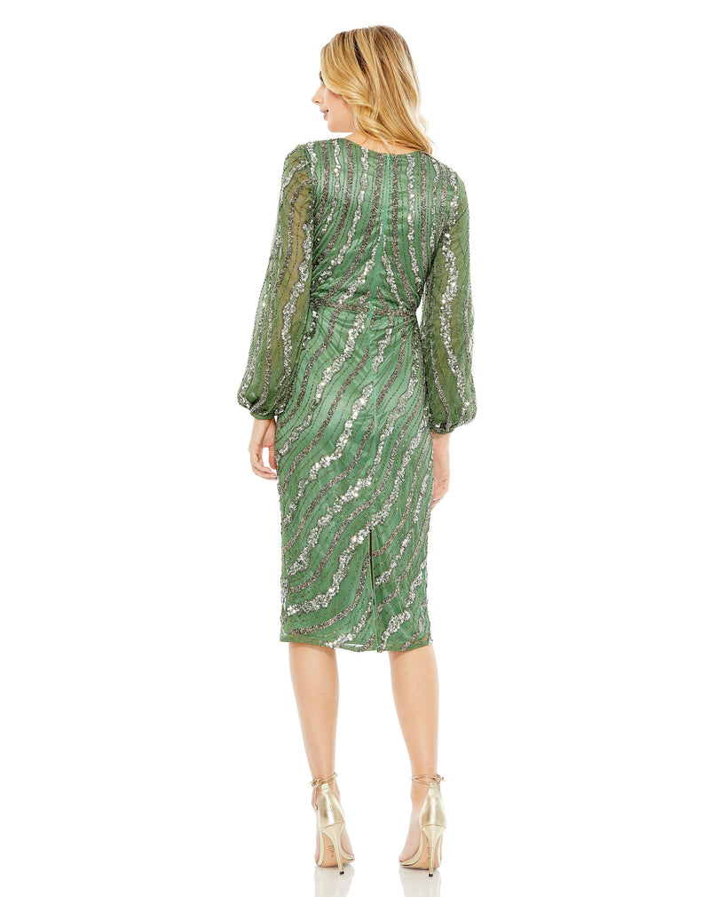 Mac Duggal 5573-Sage-BK
