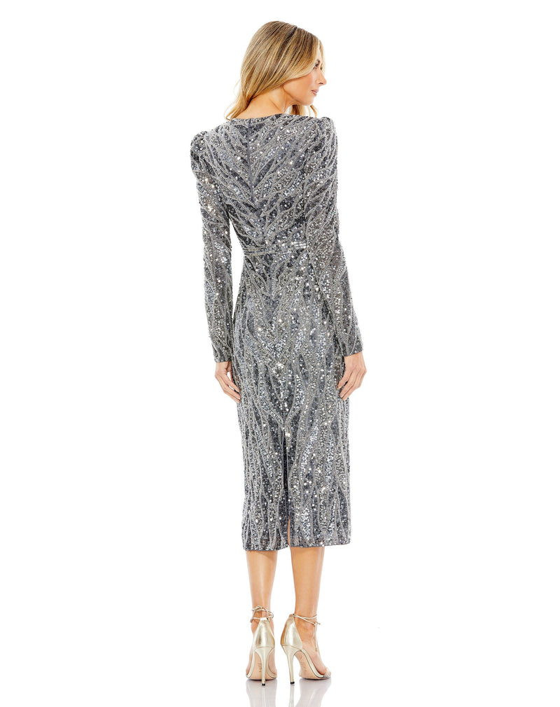 Mac Duggal 5574-Charcoal-BK