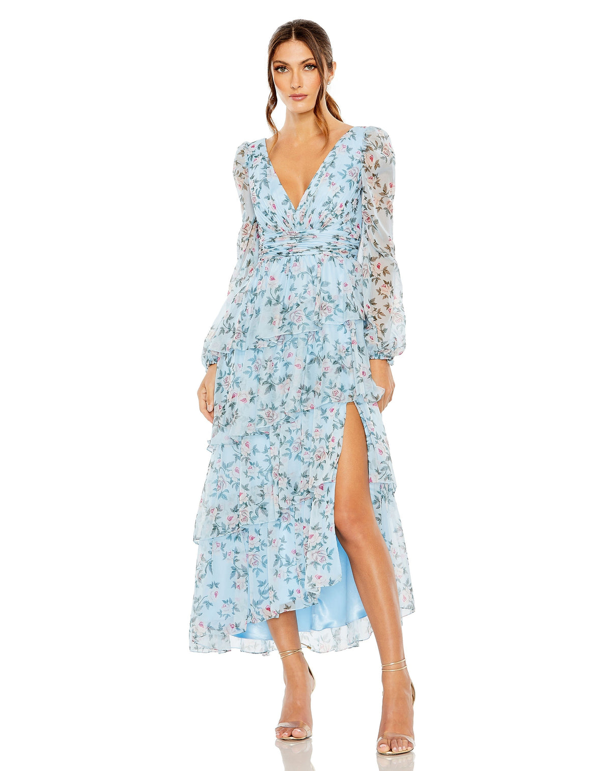 Mac Duggal 55880-AquaMulti-AB