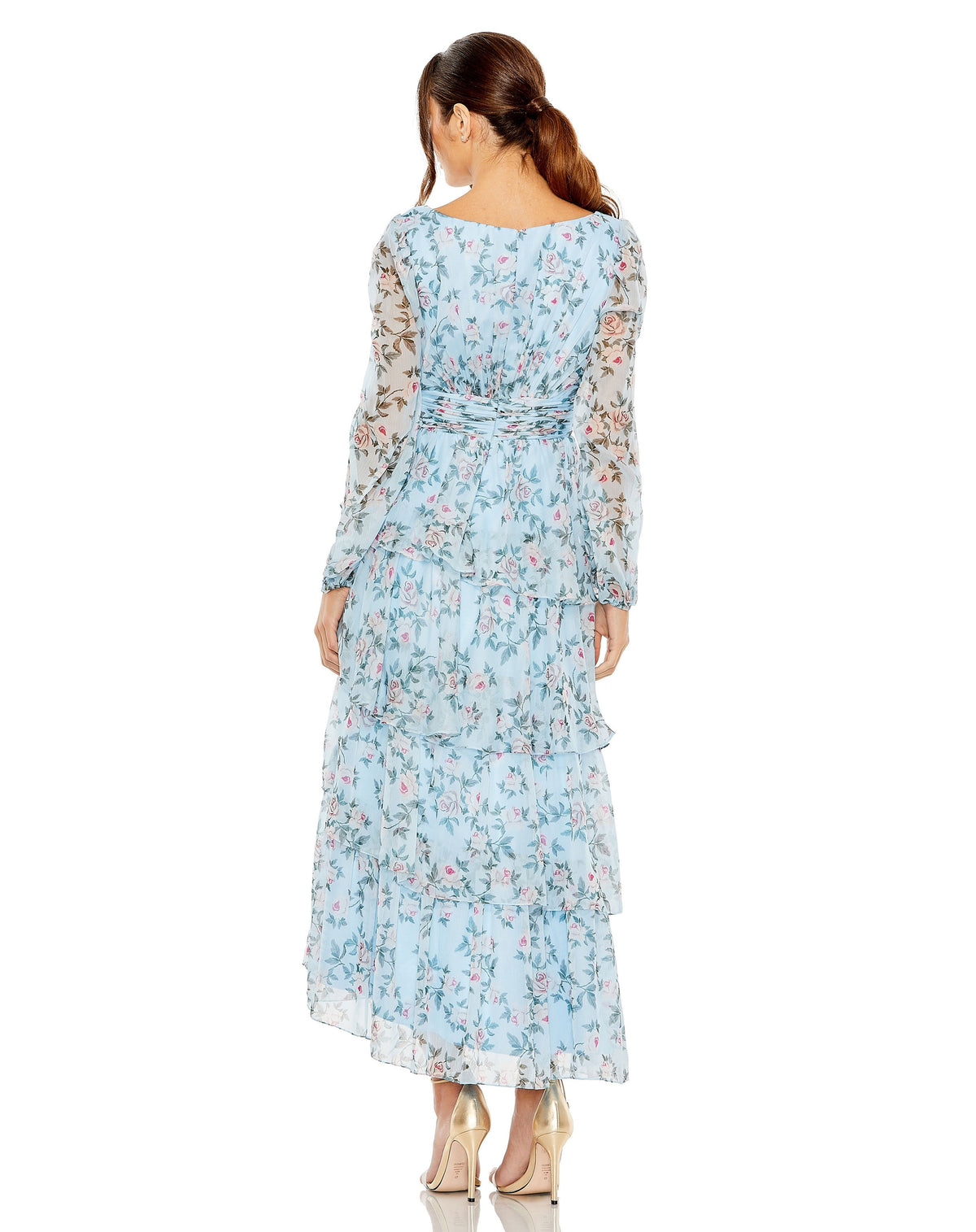 Mac Duggal 55880-AquaMulti-BK