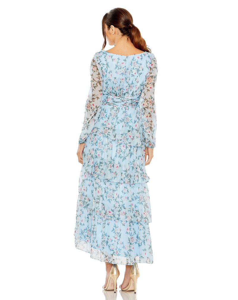 Mac Duggal 55880-AquaMulti-BK
