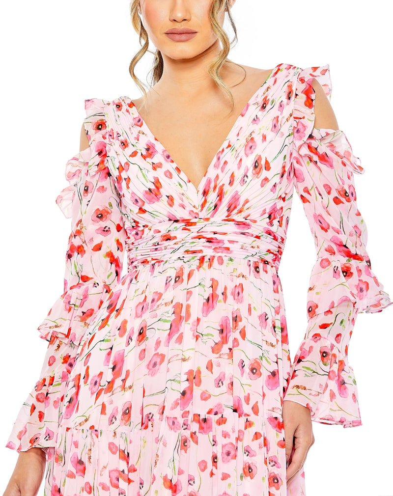 Mac Duggal 55906-WhiteMulti-CL