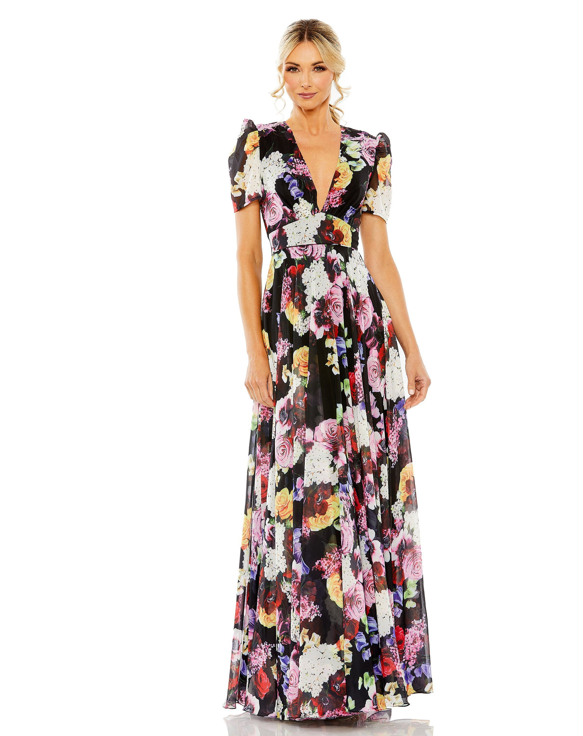 Mac Duggal 55933-BlackMulti-AB