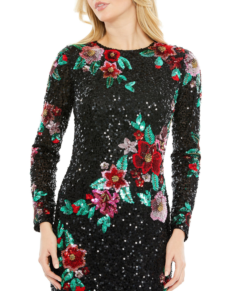 Mac Duggal 5596-BlackMulti-CL