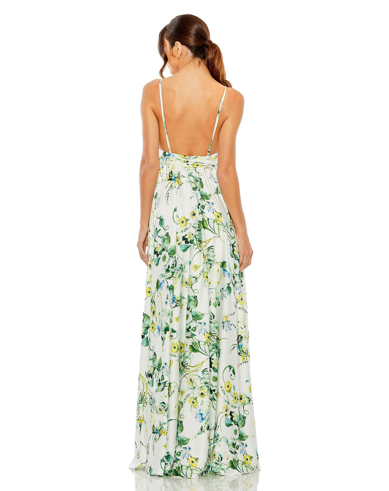Mac Duggal 55983-WhiteMulti-BK