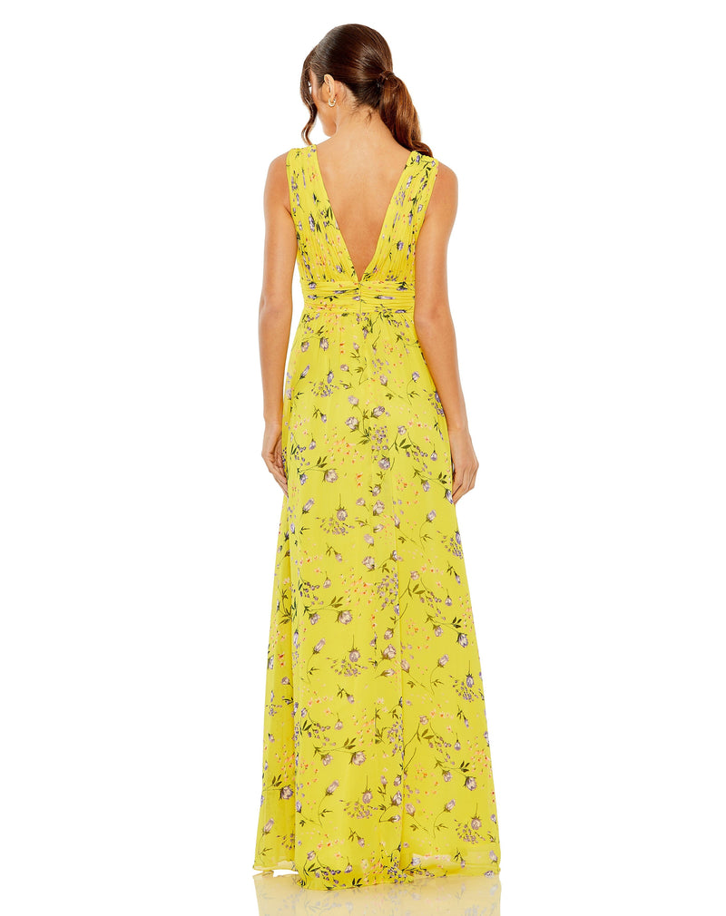 Mac Duggal 56011-YellowMulti-BK
