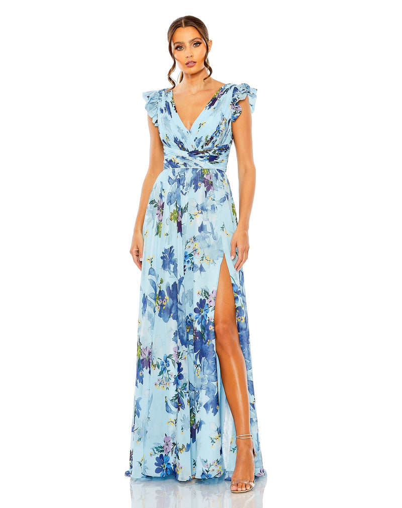 Mac Duggal 56012-BlueMulti-AB