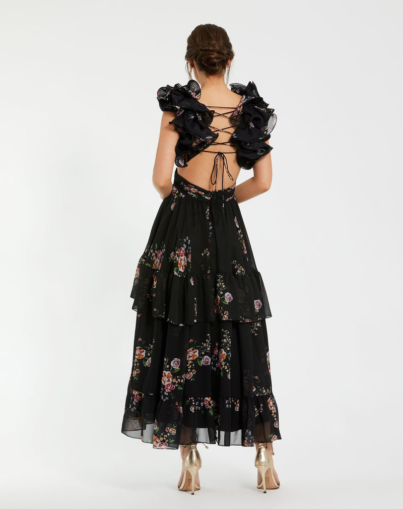 Mac Duggal 56054-BlackMulti-BK