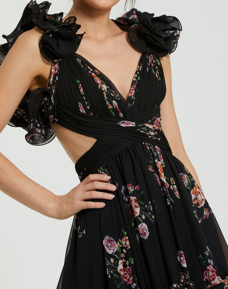 Mac Duggal 56054-BlackMulti-CL