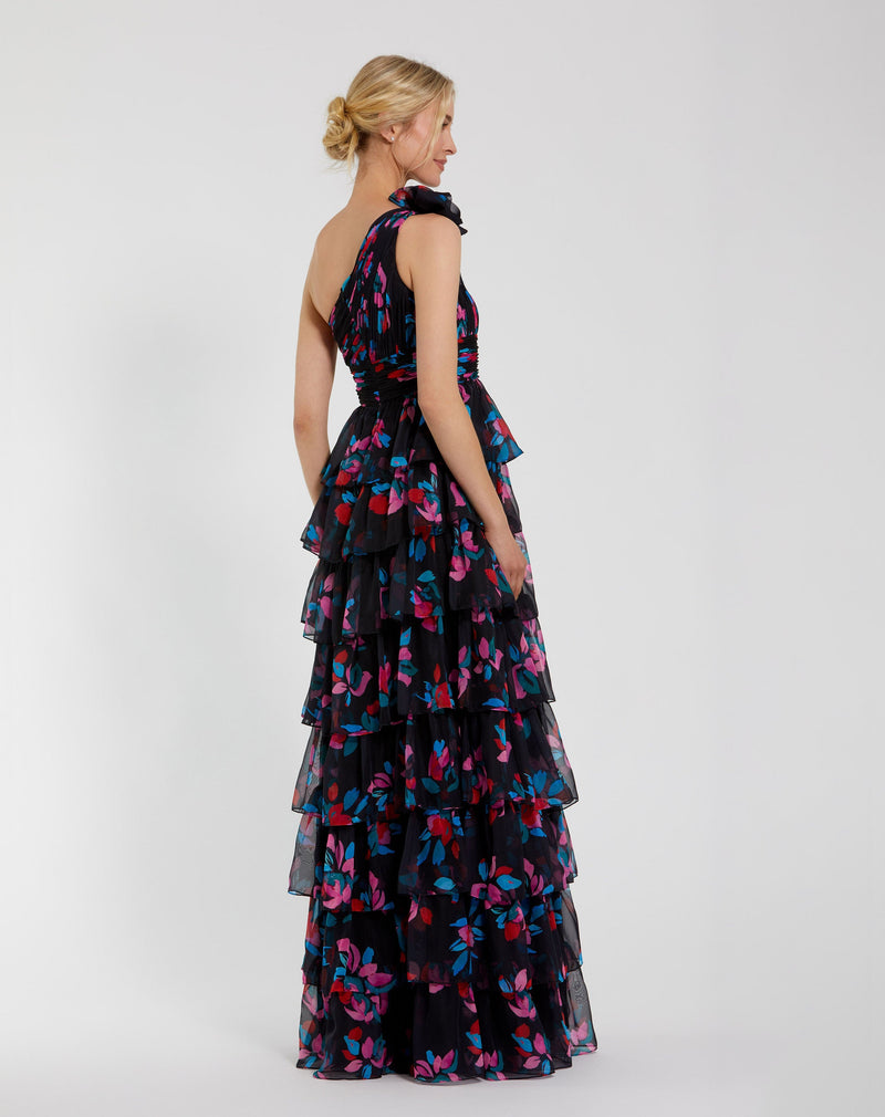 Mac Duggal 56120-BlackMulti-BK
