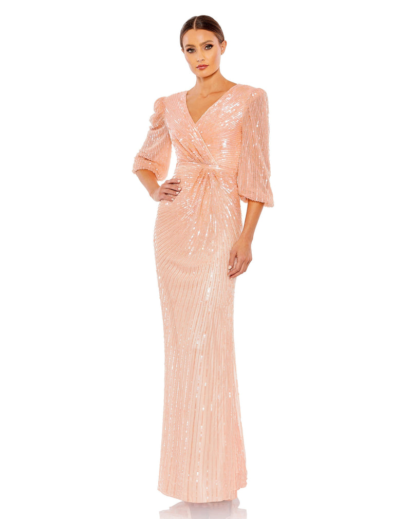 Mac Duggal 5614-Peach-AB