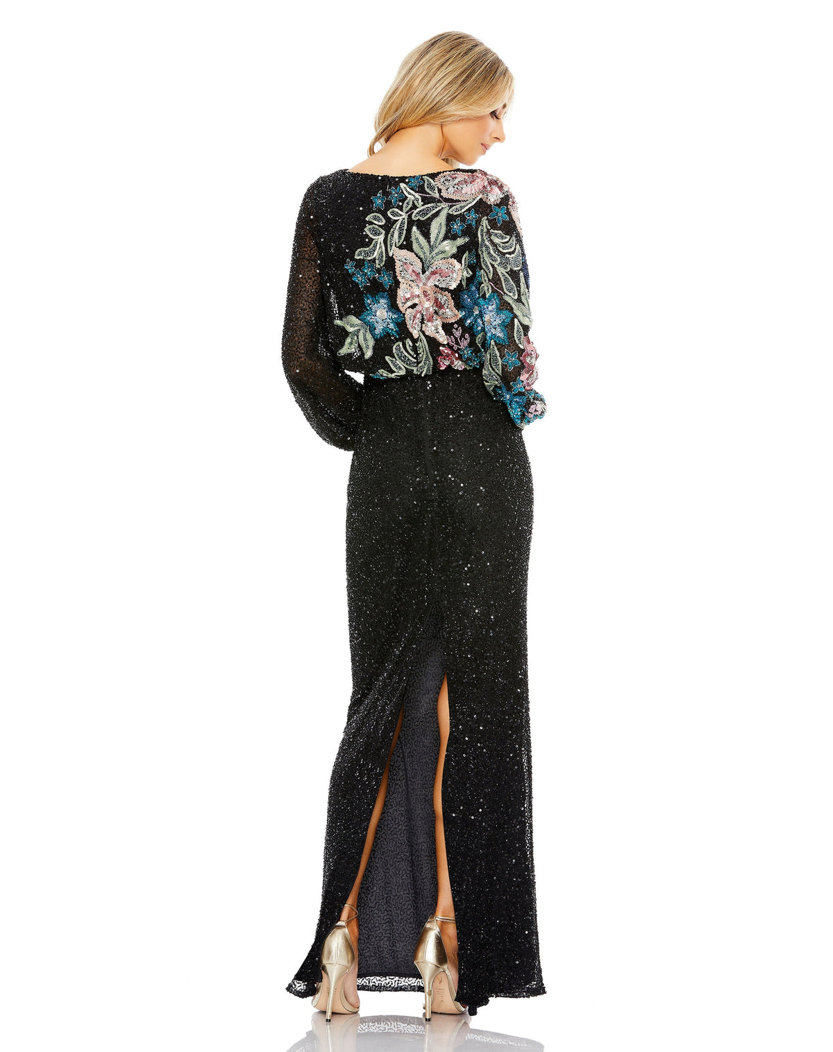 Mac Duggal 5615-BlackMulti-BK
