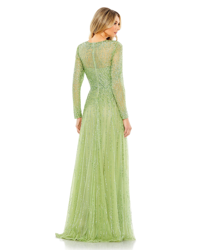 Mac Duggal 5636-Sage-BK